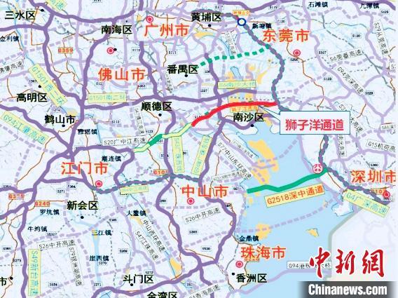 大湾区再添跨江新地标：狮子洋通道设计主桥双层16车道